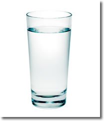 Glass of water